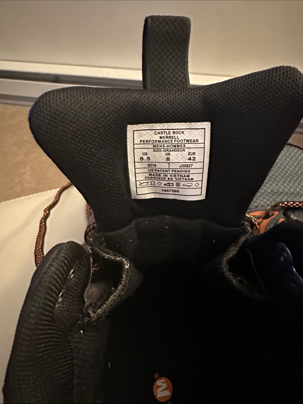 Men’s Merrell hiking boots - Picture 8 of 10